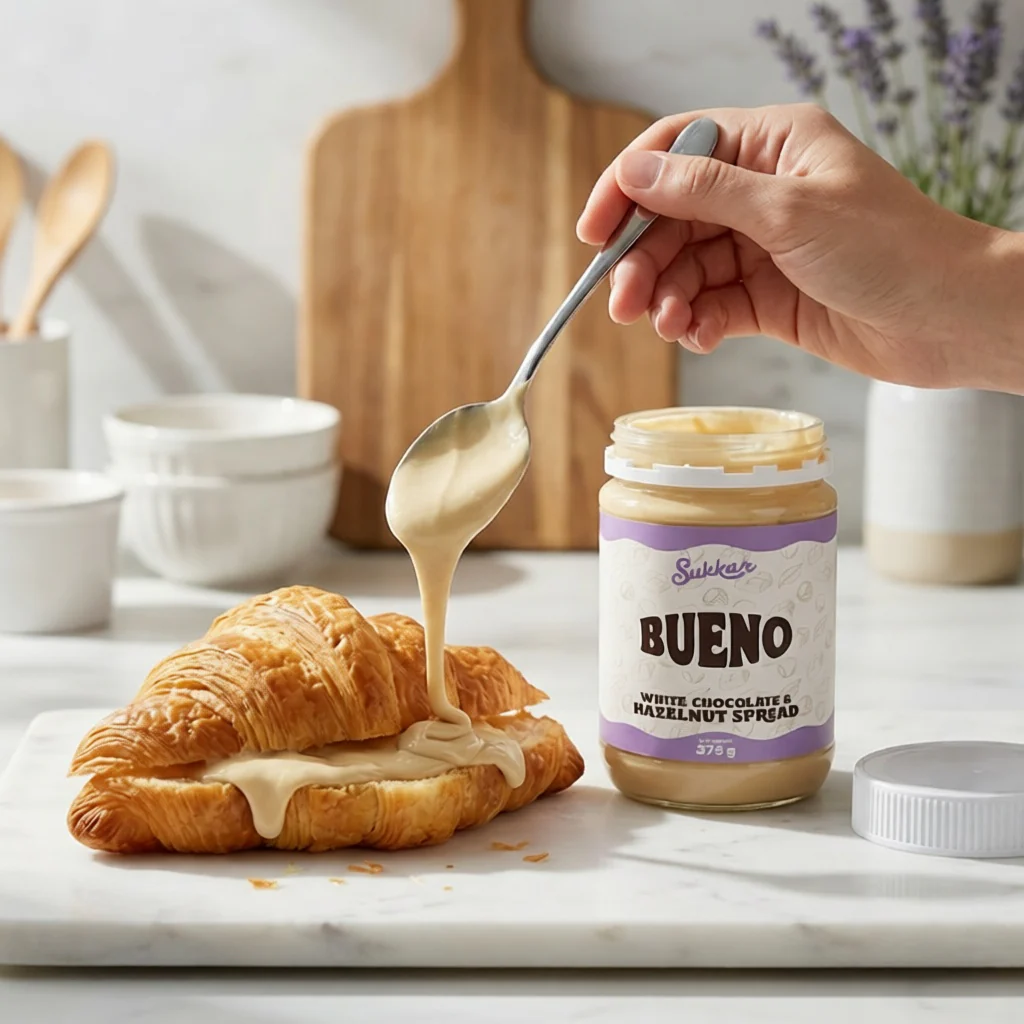 Bueno White Choc & Hazelnut Spread 375g - Image 3